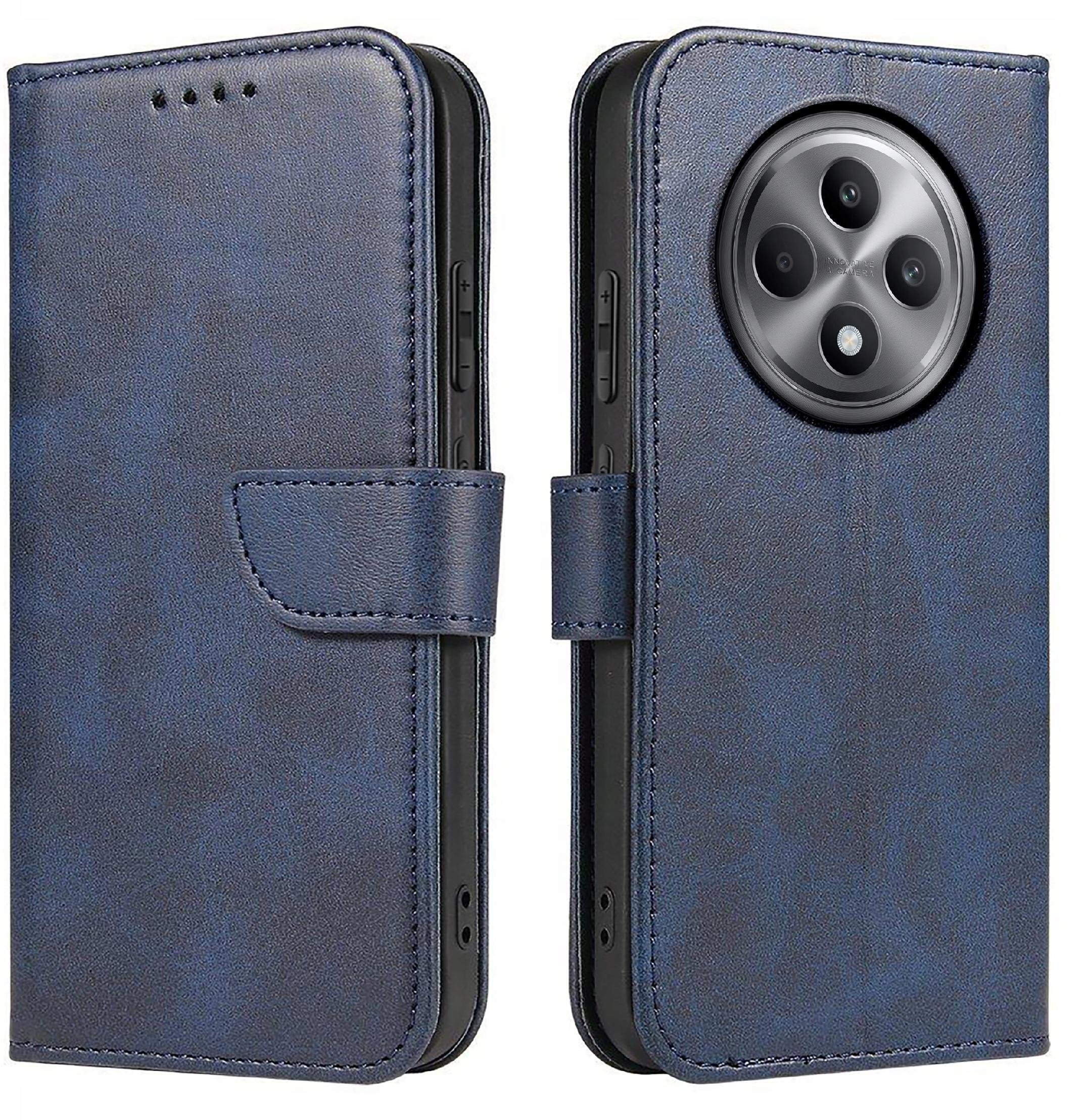 Etui do Oppo Reno 12 F 5G | 12 FS 5G | Skórzane PORTFEL SKIN CASE +Szkło 9H