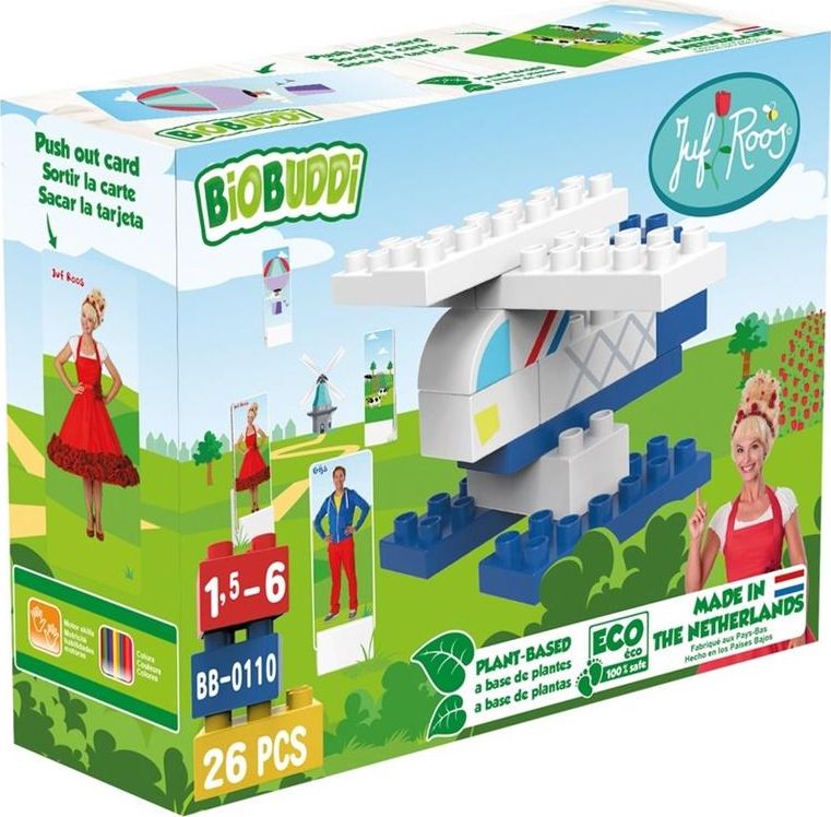 Qelements Klocki ekologiczne Helikopter (BB-0110)