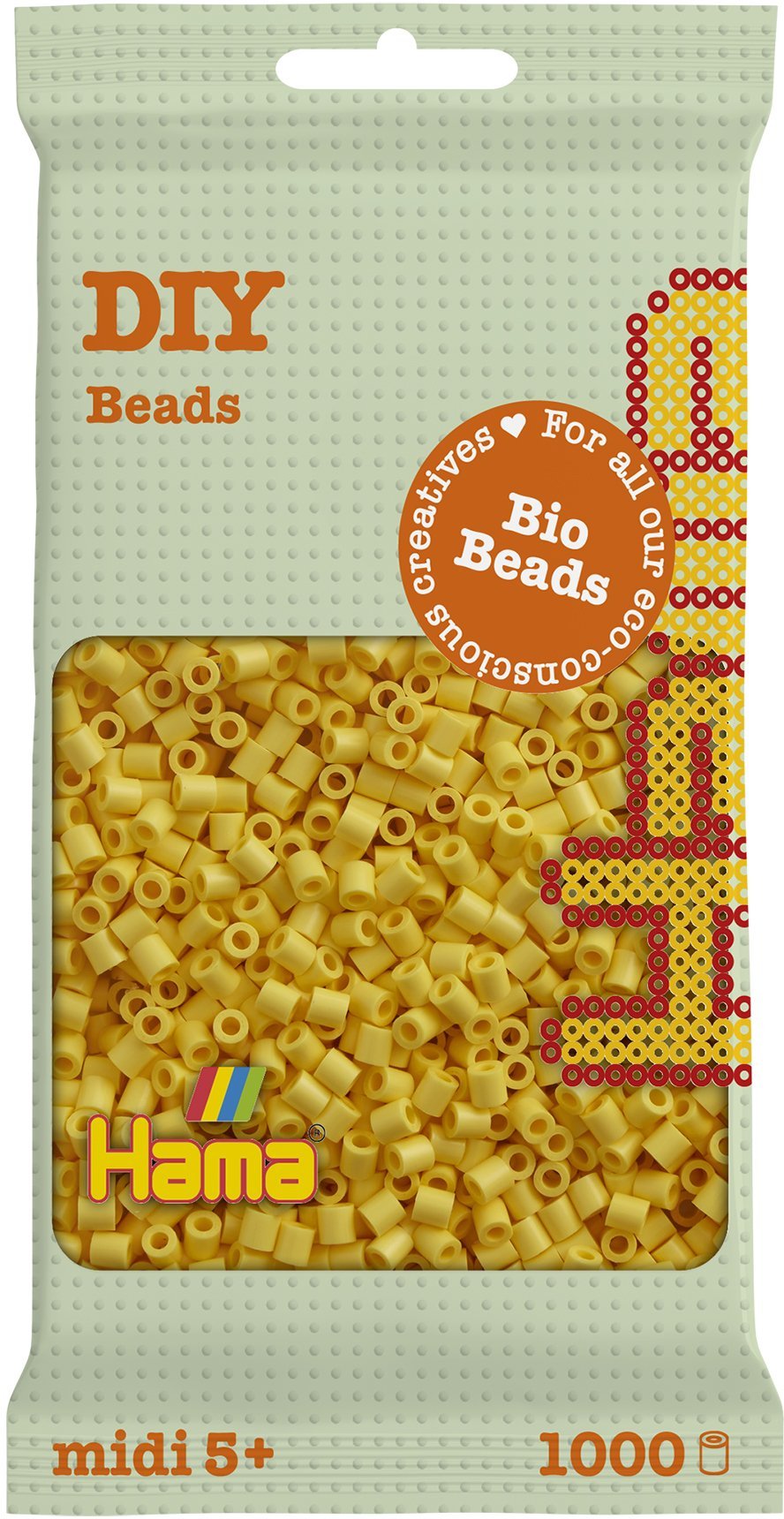 Revell Hama midi perler 1000stk jasnożółty
