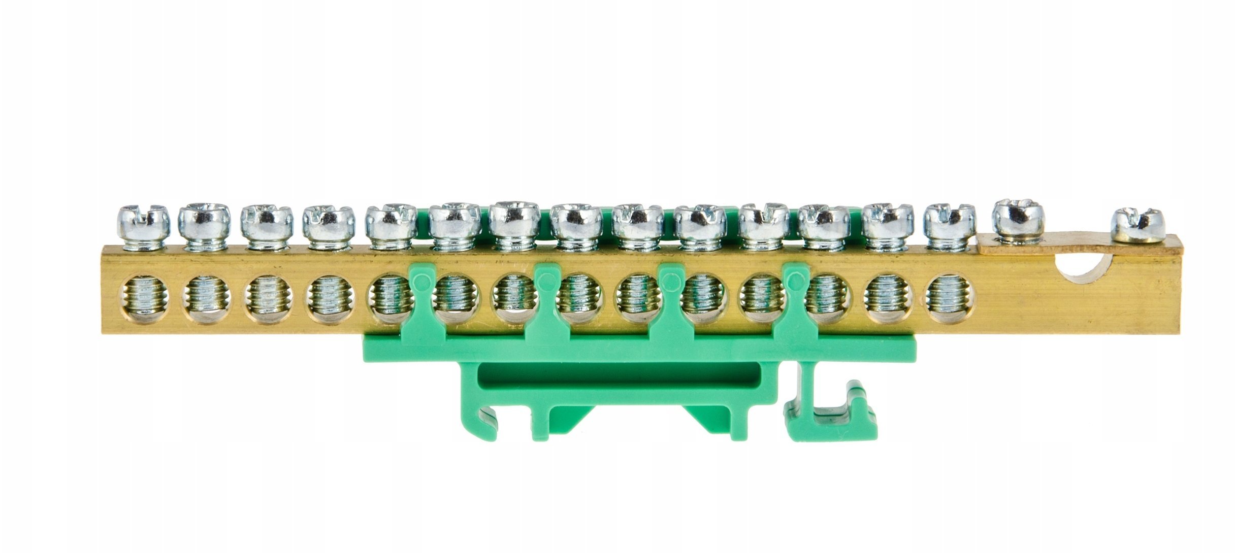 Listwa Zaciskowa 14x16 mm2,1x35mm2 - Zielona ENE-00541
