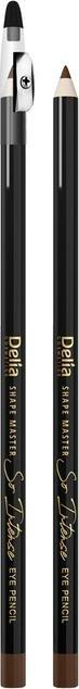 Delia Delia Cosmetics Shape Master Kredka do oczu So Intense z temperówką - brązowa 1szt