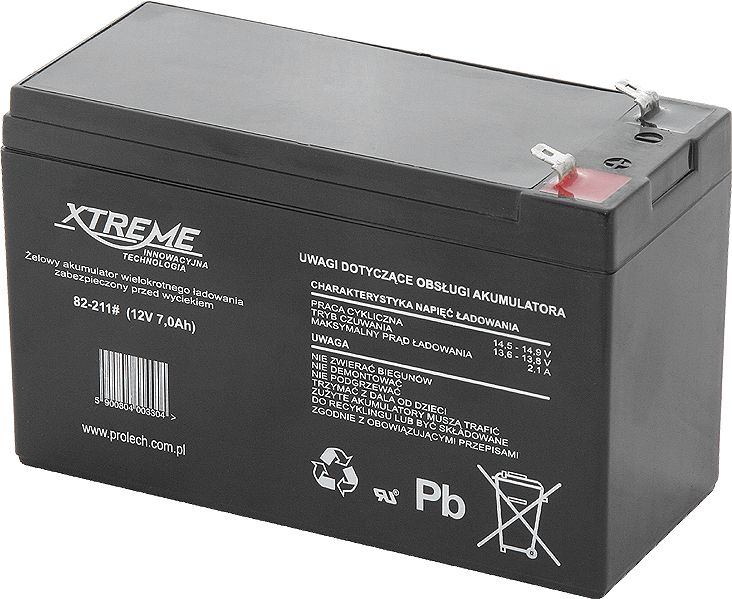 Xtreme Akumulator 12V/7Ah (82-211#)