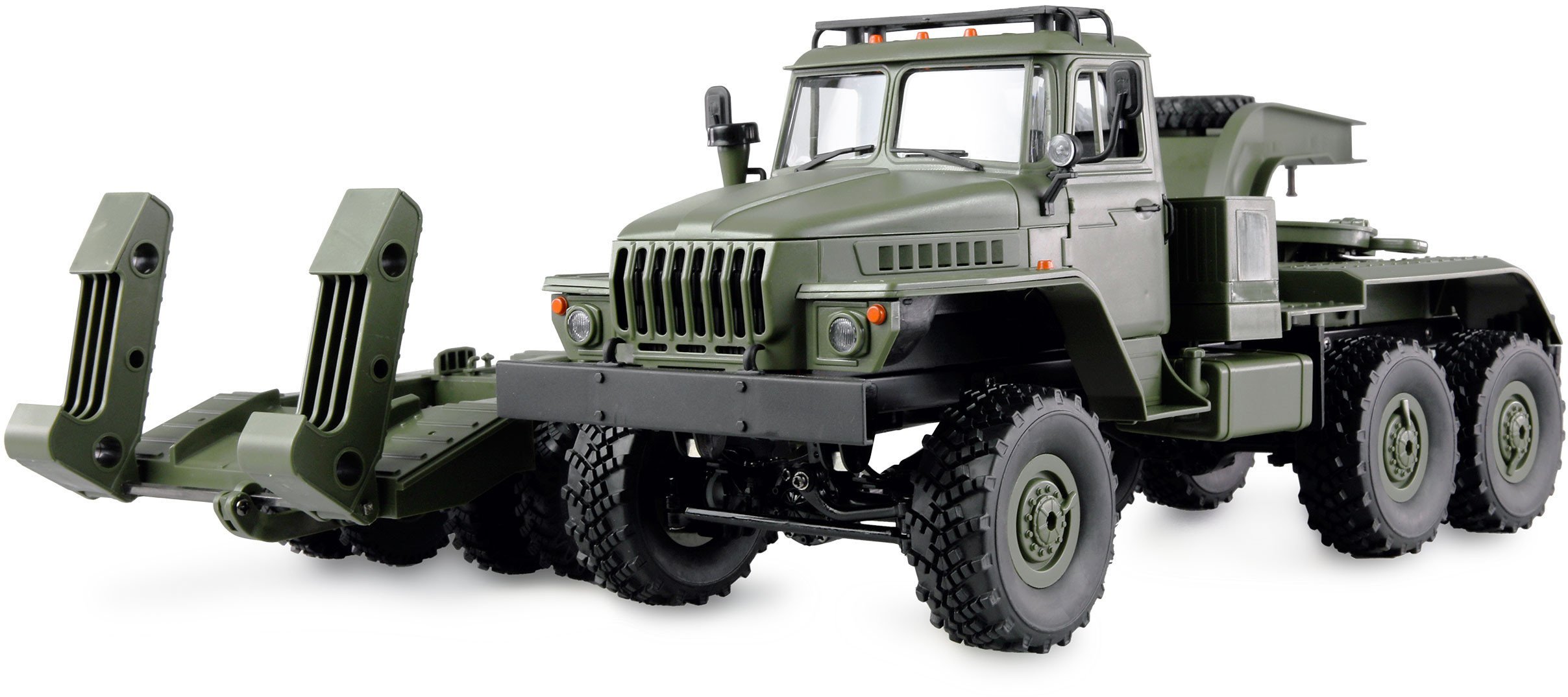 Amewi Ural B36 Militär LKW 6WD mit Tieflader 1:16 RTR grün