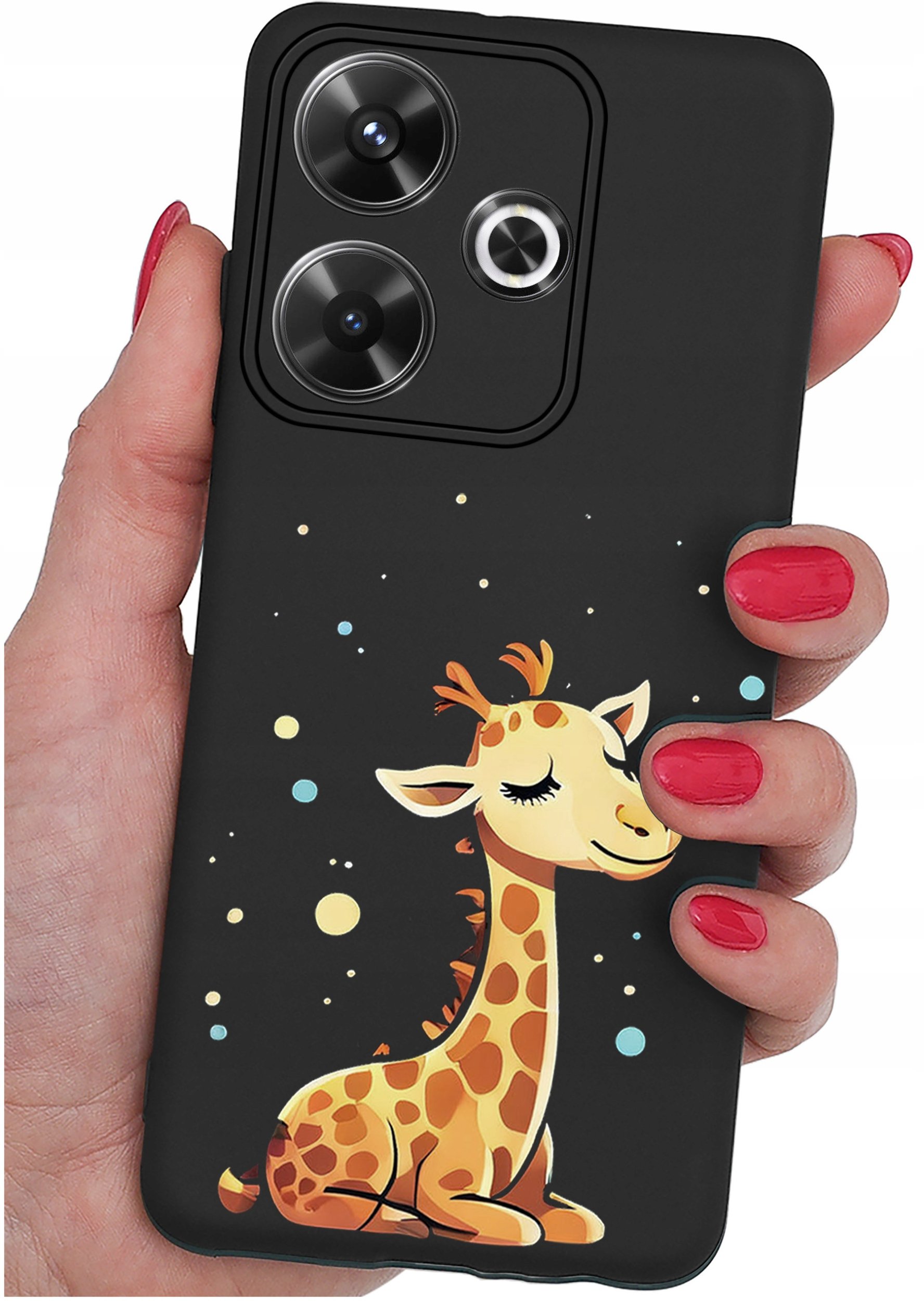 Etui do Xiaomi Redmi 13 4G WZORY |SILIKONOWE MATT CASE + SZKŁO 9H