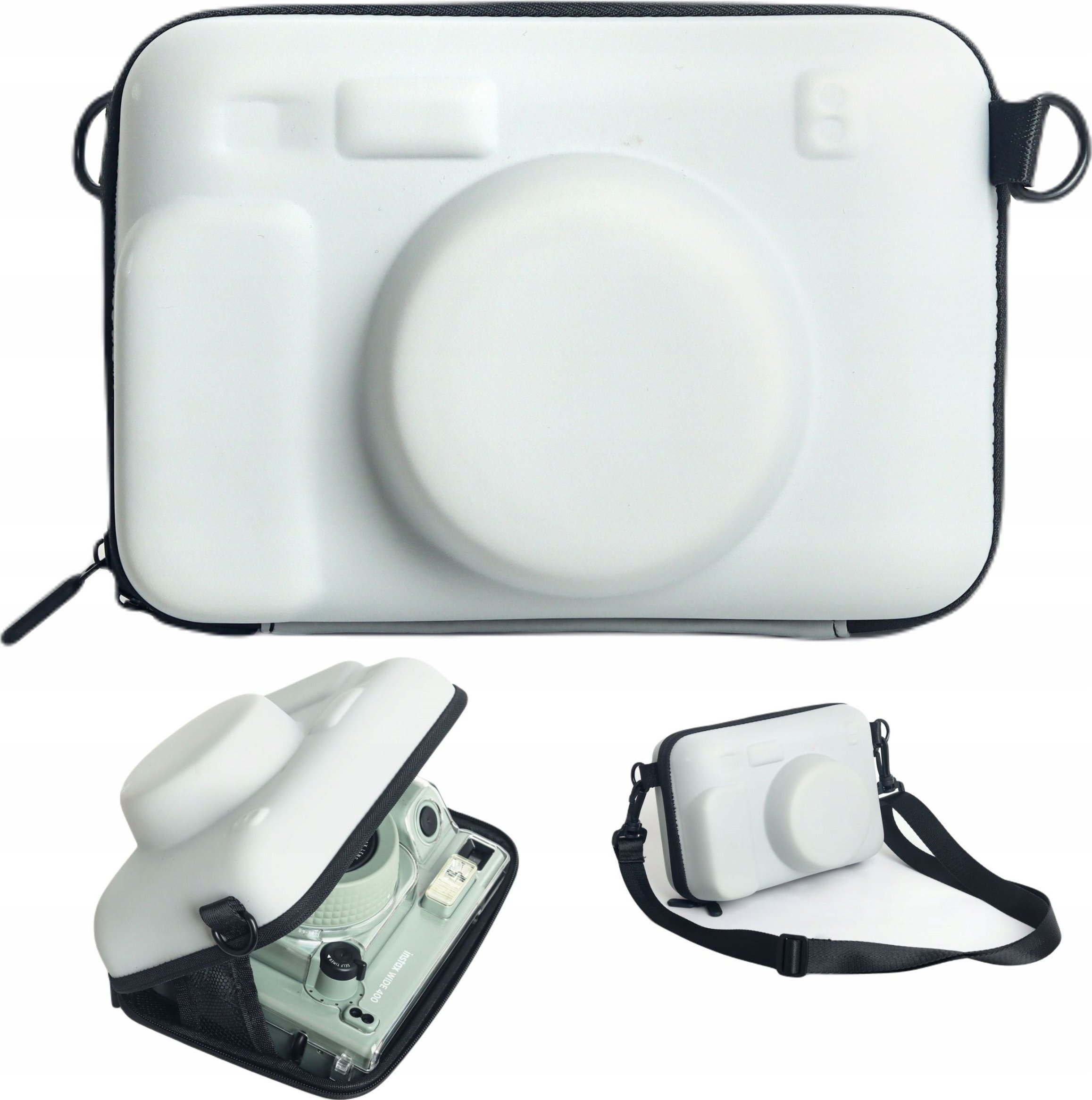 Futerał Etui Pokrowiec Hard Case Osłona Do Fuji Fujifilm Instax Wide 400 / Szary