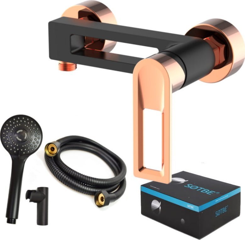 Bateria prysznicowa Sotbe Loft czarny (LOF-B/G-SO-12568333)