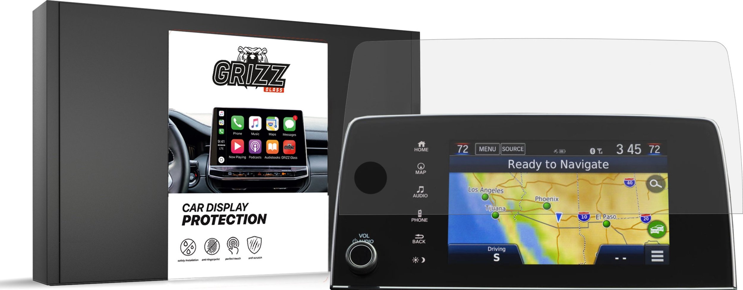 GrizzGlass Folia matowa GrizzGlass CarDisplay Protection do Honda CR-V 5 2018-2021
