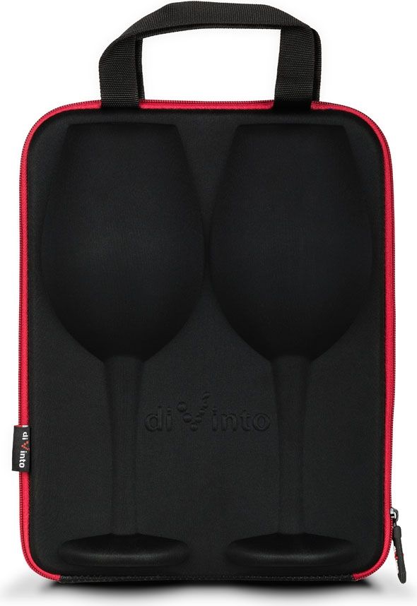diVinto Etui z kieliszkami diVinto - Czarny