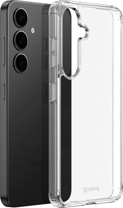 Crong Crystal Shield Cover - Etui Samsung Galaxy S25 (przezroczysty)