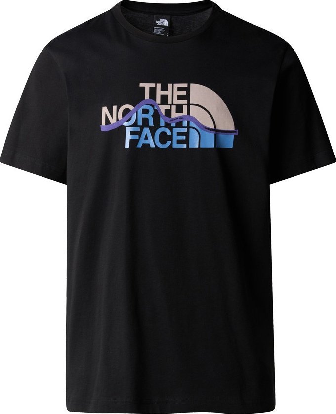 The North Face Koszulka The North Face M Mountain Line Tee męska : Kolor - Czarny, Rozmiar - L