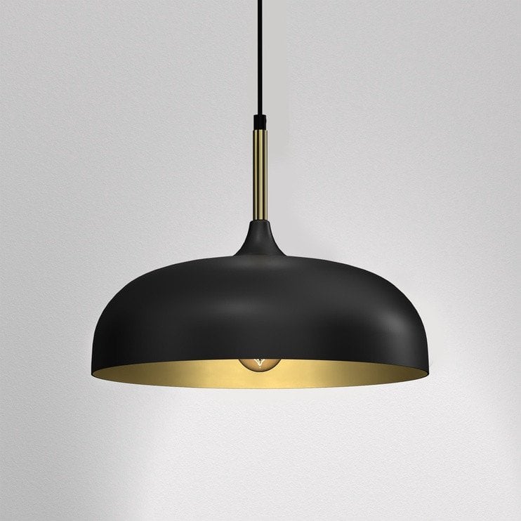 PENDANT LIGHT VOLOS E27 BLACK/GOLD