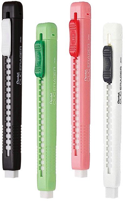 Gumka wysuwana Pentel Clic Eraser ZE80 seledynowa -
