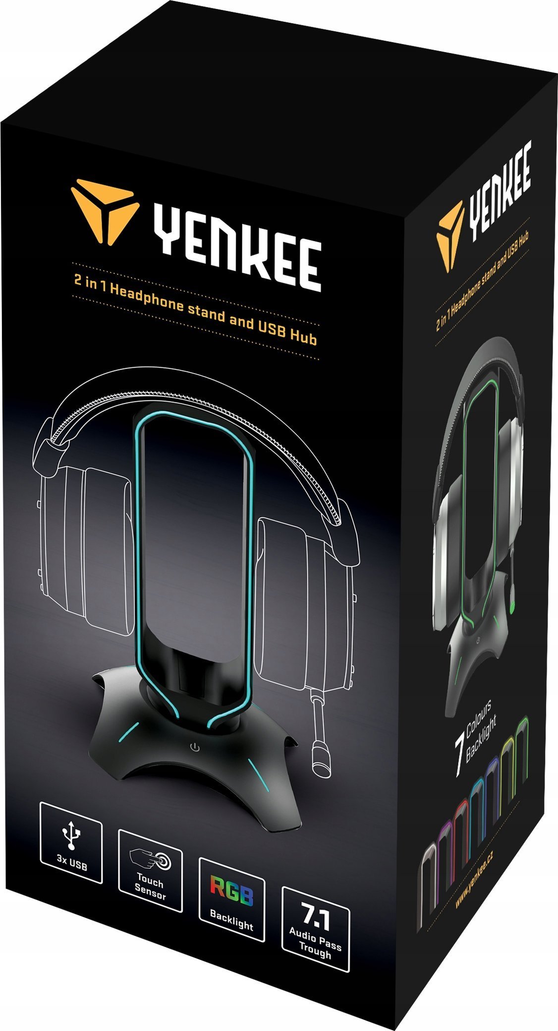 Mouse bungee Yenkee YHB 3003 TOWER Gaming hub & stand YENKEE