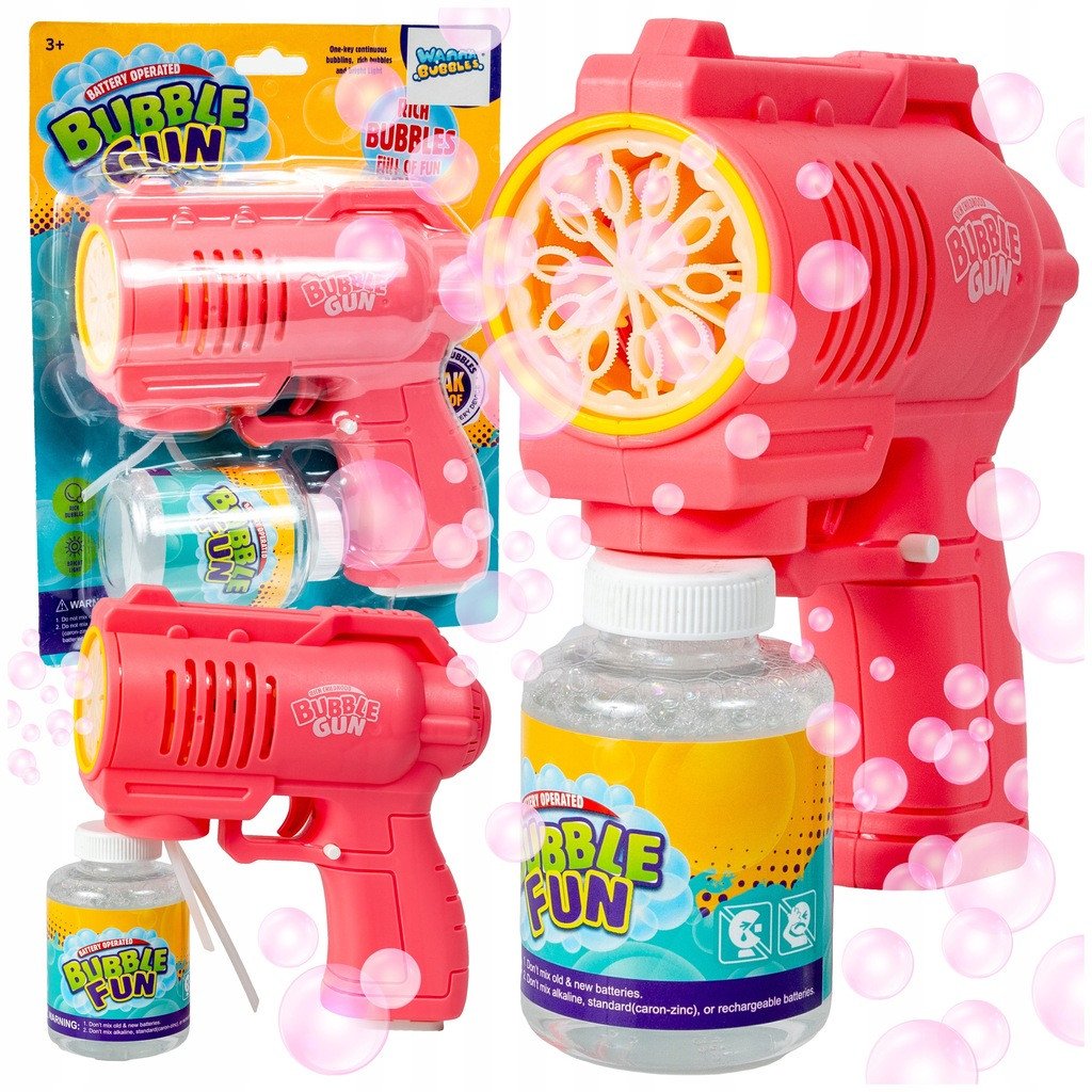 PISTOLET NA BAŃKI MYDLANE MASZYNA DO BANIEK PLUS PŁYN ZAPAS