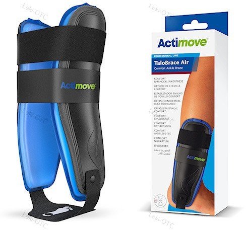 ACTIMOVE PRO TALOBRACE AIR Orteza stawu skokowego z powietrznymi poduszkami pneumatycznymi rozm. S/M (lewa) czarny