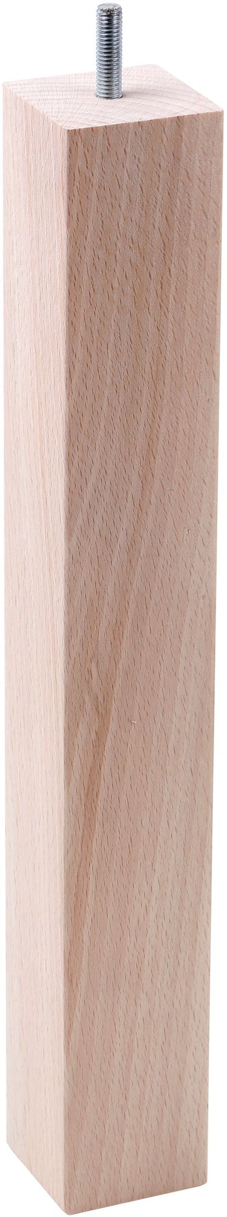 WOODEN LEG 50X50X360 RAW BEECH