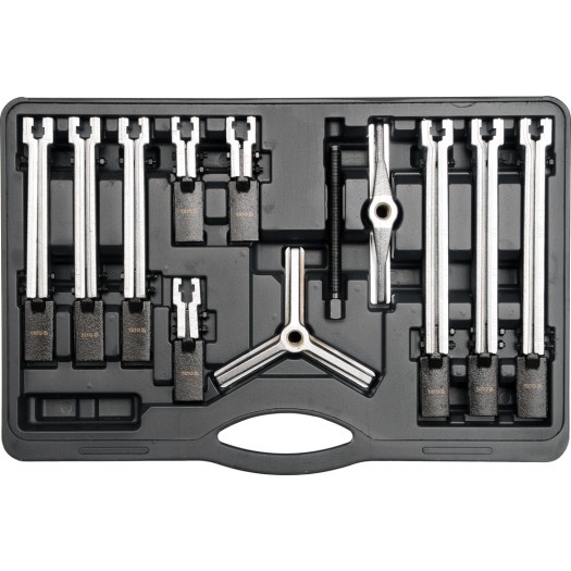 Yato Ściągacz do łożysk w miejscach trudnodostępnych 100-250mm 12 części (YT-25105)