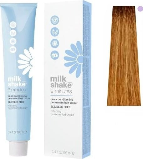 Milk Shake Milk Shake 9 Minutes - farba do włosów 100ml, pełna paleta kolorów - 8,3 | 8G || Jasny Złoty Blond