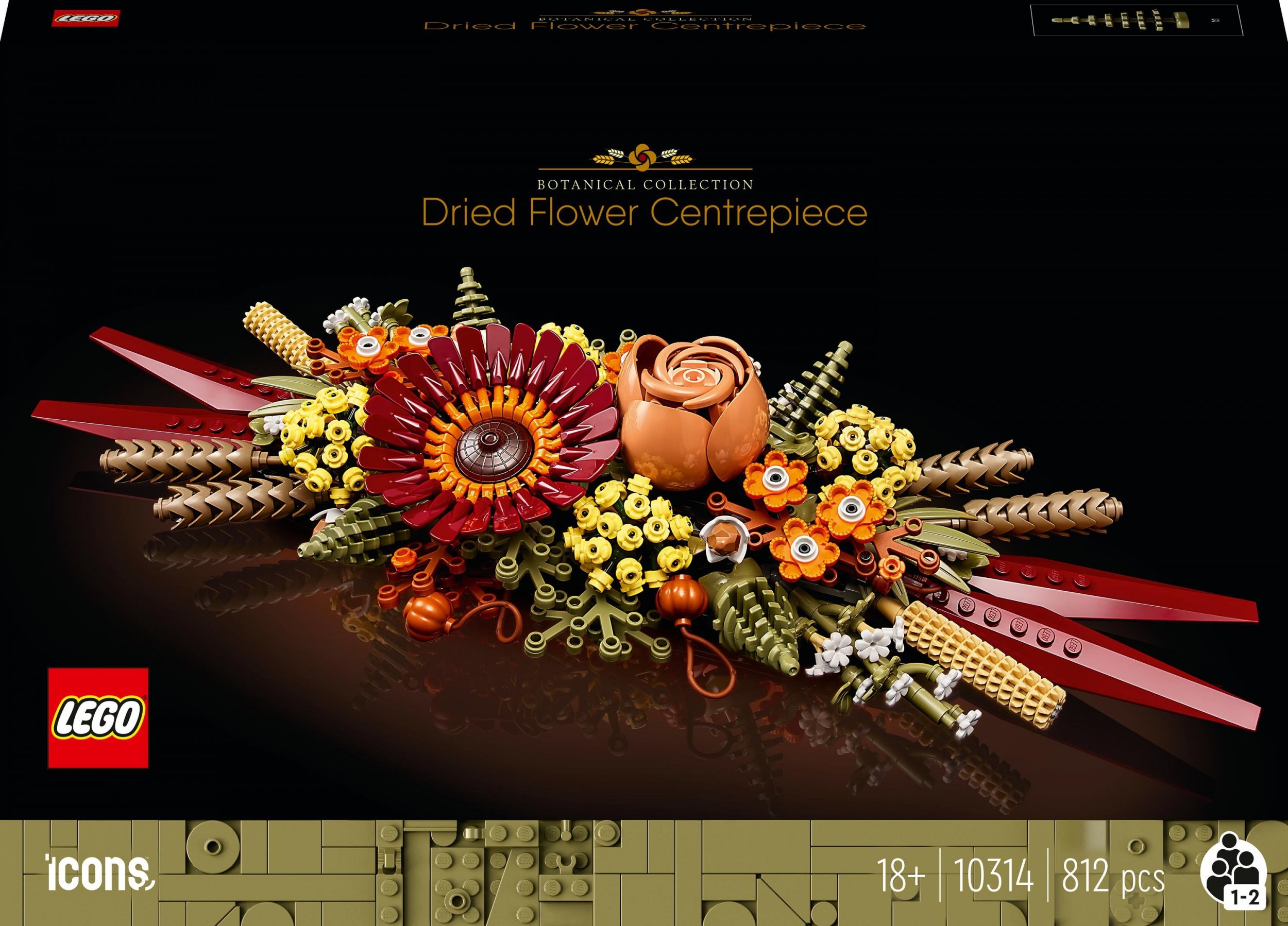 LEGO Icons Stroik z suszonych kwiatów (10314)