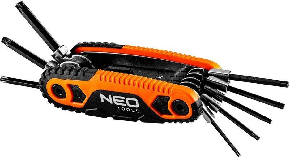 Neo Klucze Torx (Kucze Torx z uchwytem T9, T10, T15, T20, T25, T27, T30, T40)