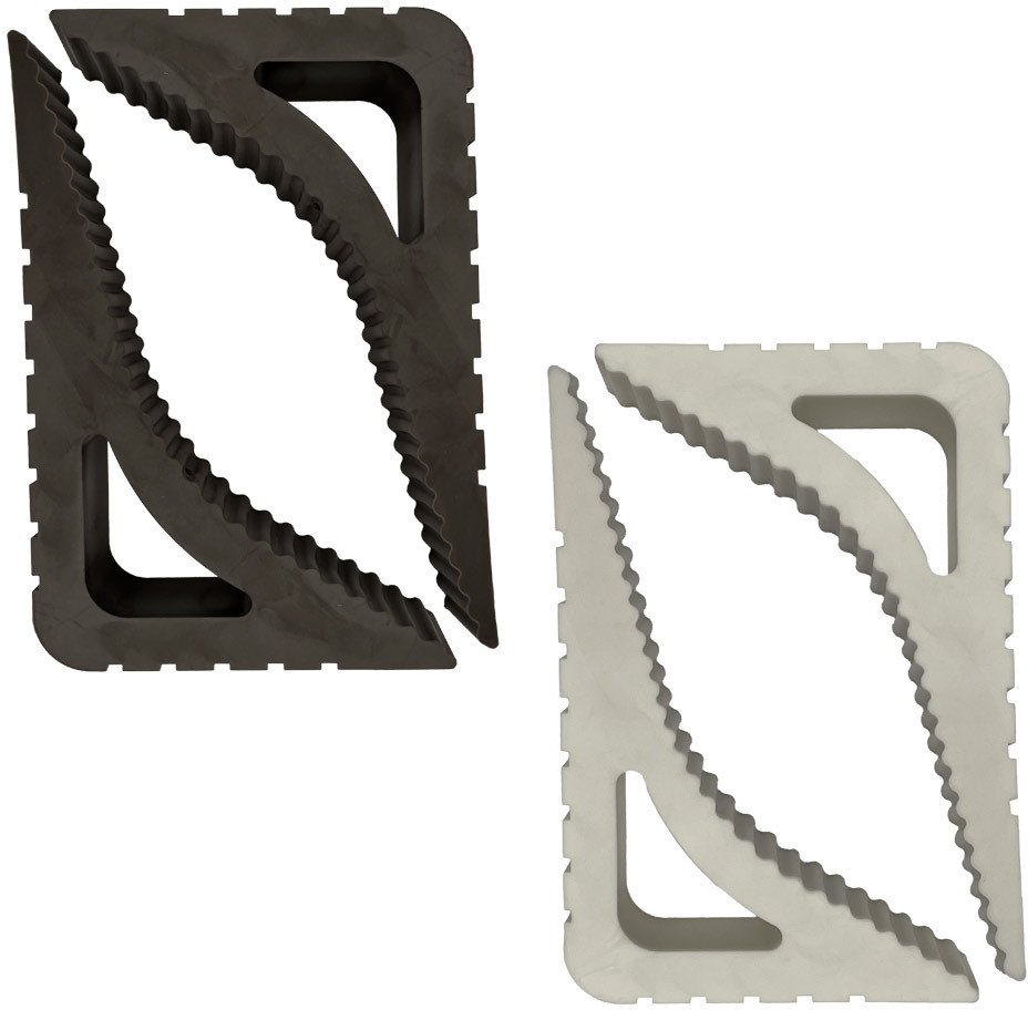 Blokada - stoper do drzwi i okien STOPPER, odbojnik, klin 2 szt. brązowe