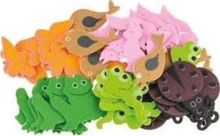 BREWIS Naklejki z pianki zwierzęta 40szt