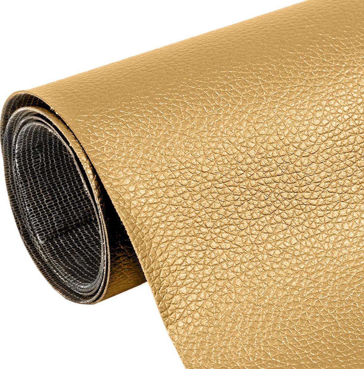 Heckermann Samoprzylepna łata skórzana 50x137cm Jasnożółta