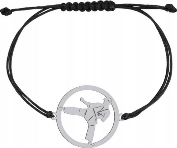 Radziszewska Jewellery Bransoletka Srebrna z Ju-jitsu Sztuka Walki 925 GRAWER DEDYKACJA GRATIS