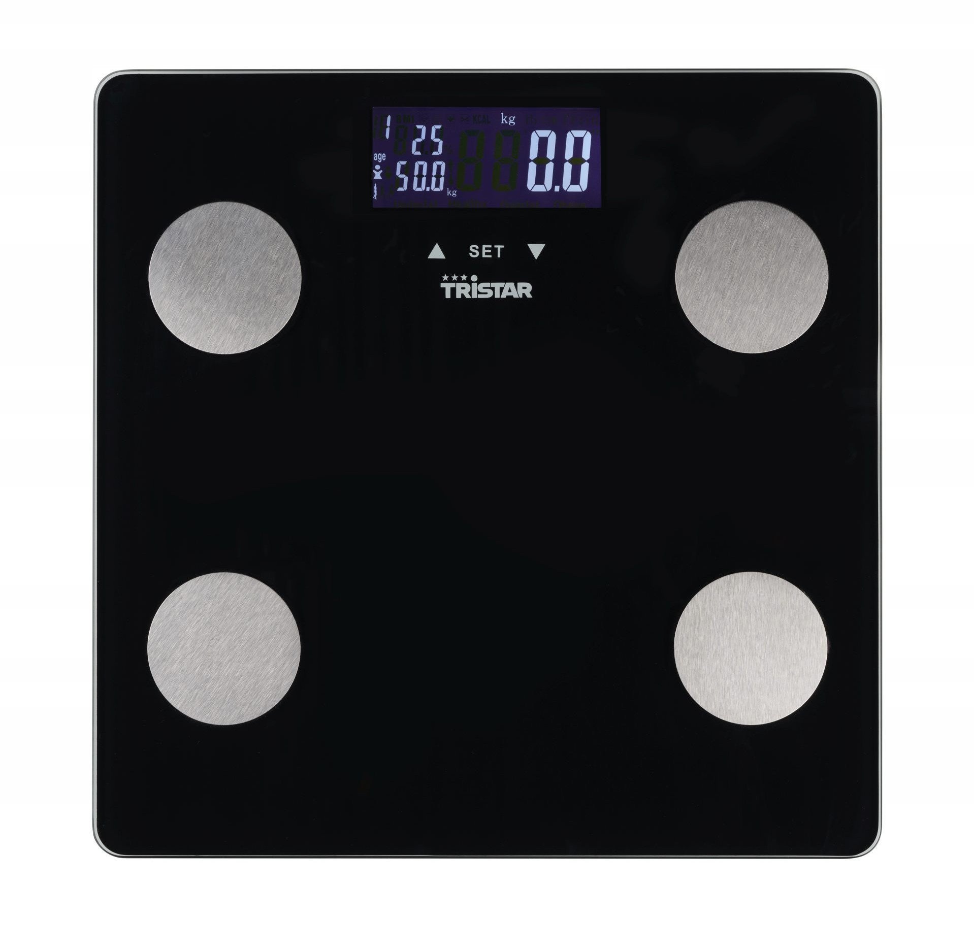Tristar Personal Scale | WG-2442 | Maximum weight (capacity) 150 kg | Accuracy 100 g | Body Mass Index (BMI) measuring | Black
