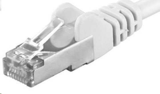 PremiumCord PREMIUMCORD Patch kabel CAT6a S-FTP, RJ45-RJ45, AWG 26/7 7m bílá