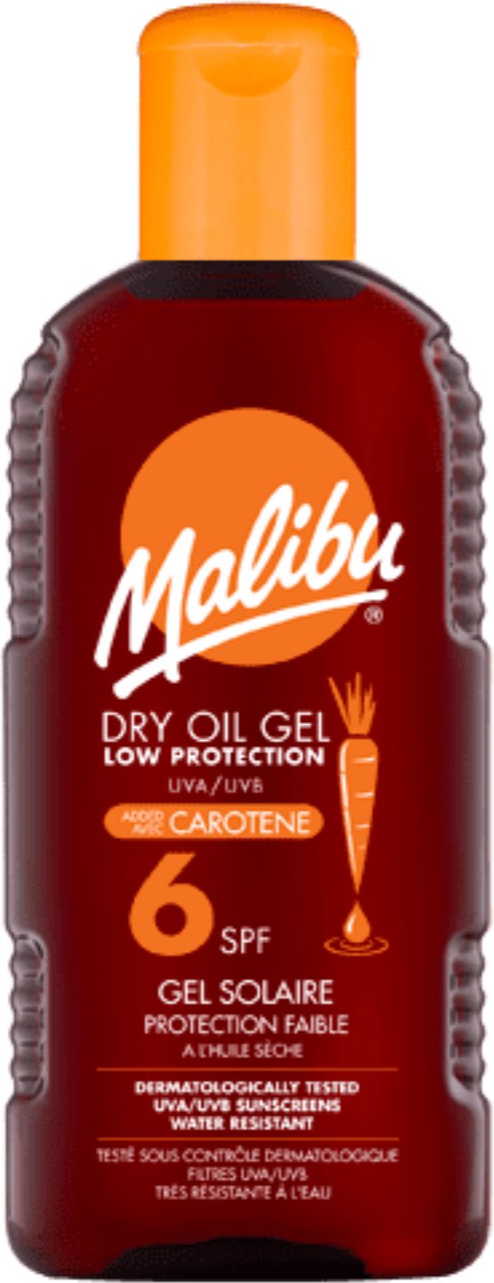 Malibu Dry Oil SPF6 Suchy Olejek Z Karotenem 200ml