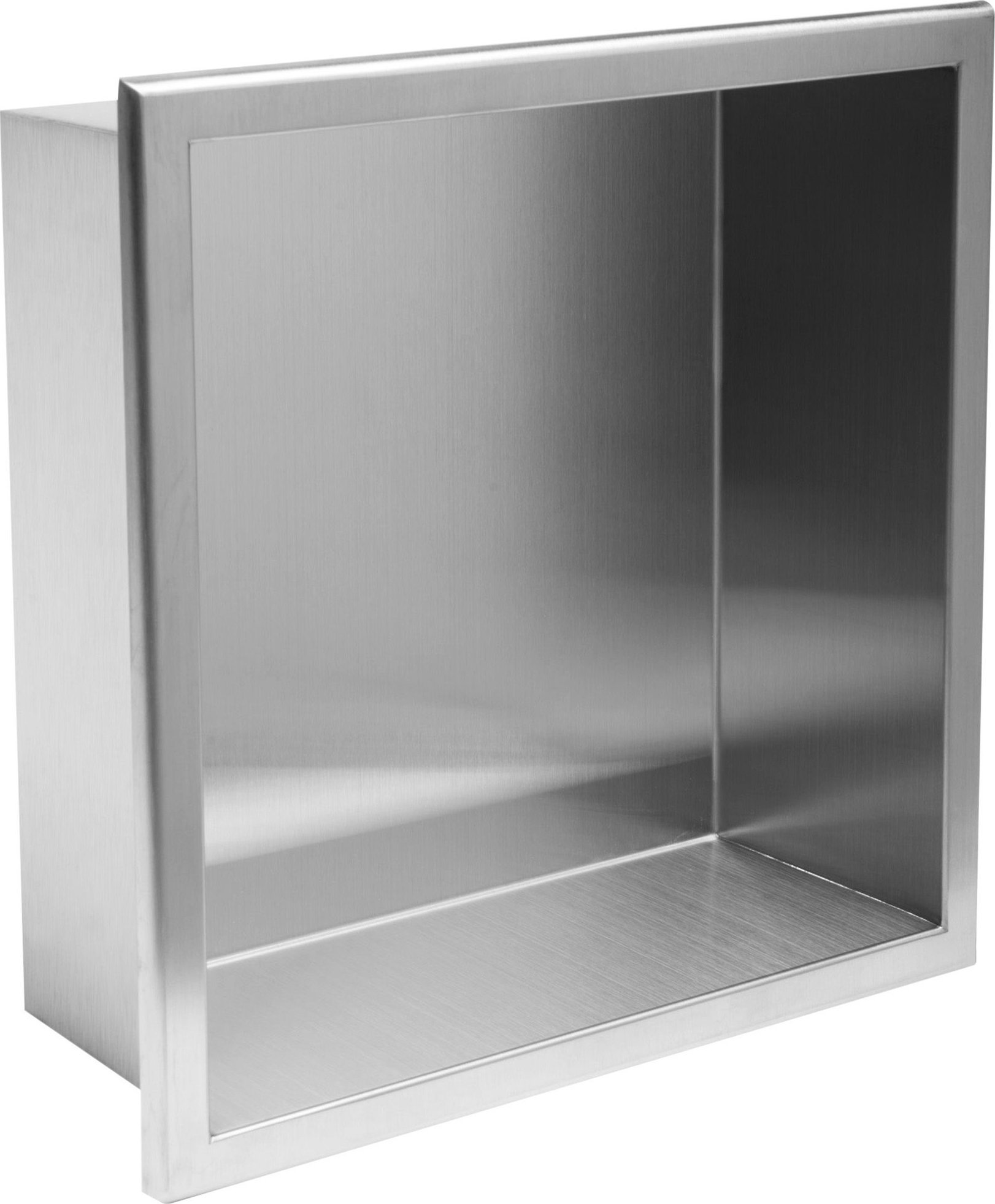 Rea PÓŁKA WNĘKOWA ŁAZIENKOWA 30x30 stal szczotkowana