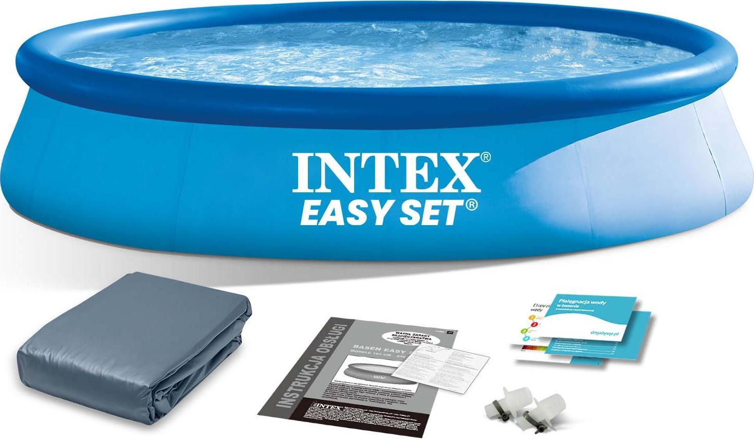 Intex Basen rozporowy 2W1 396 cm