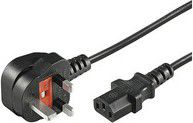 Kabel zasilający MicroConnect UK BS-1363 - C13, 3m (PE090430)