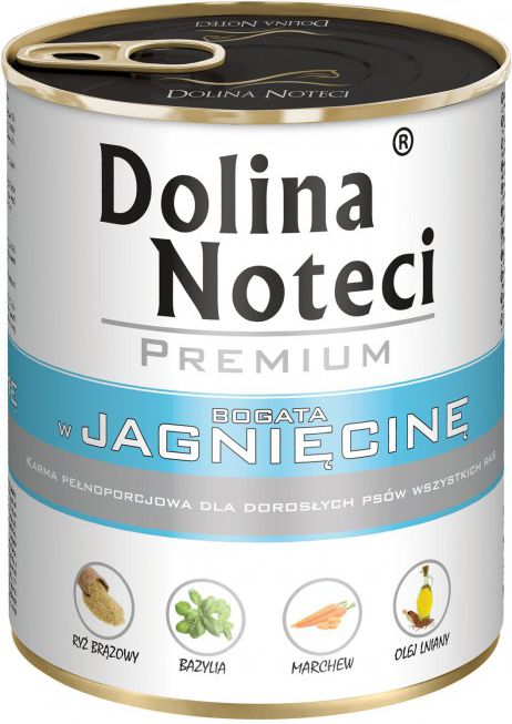 Dolina Noteci Premium z jagnięciną 800g