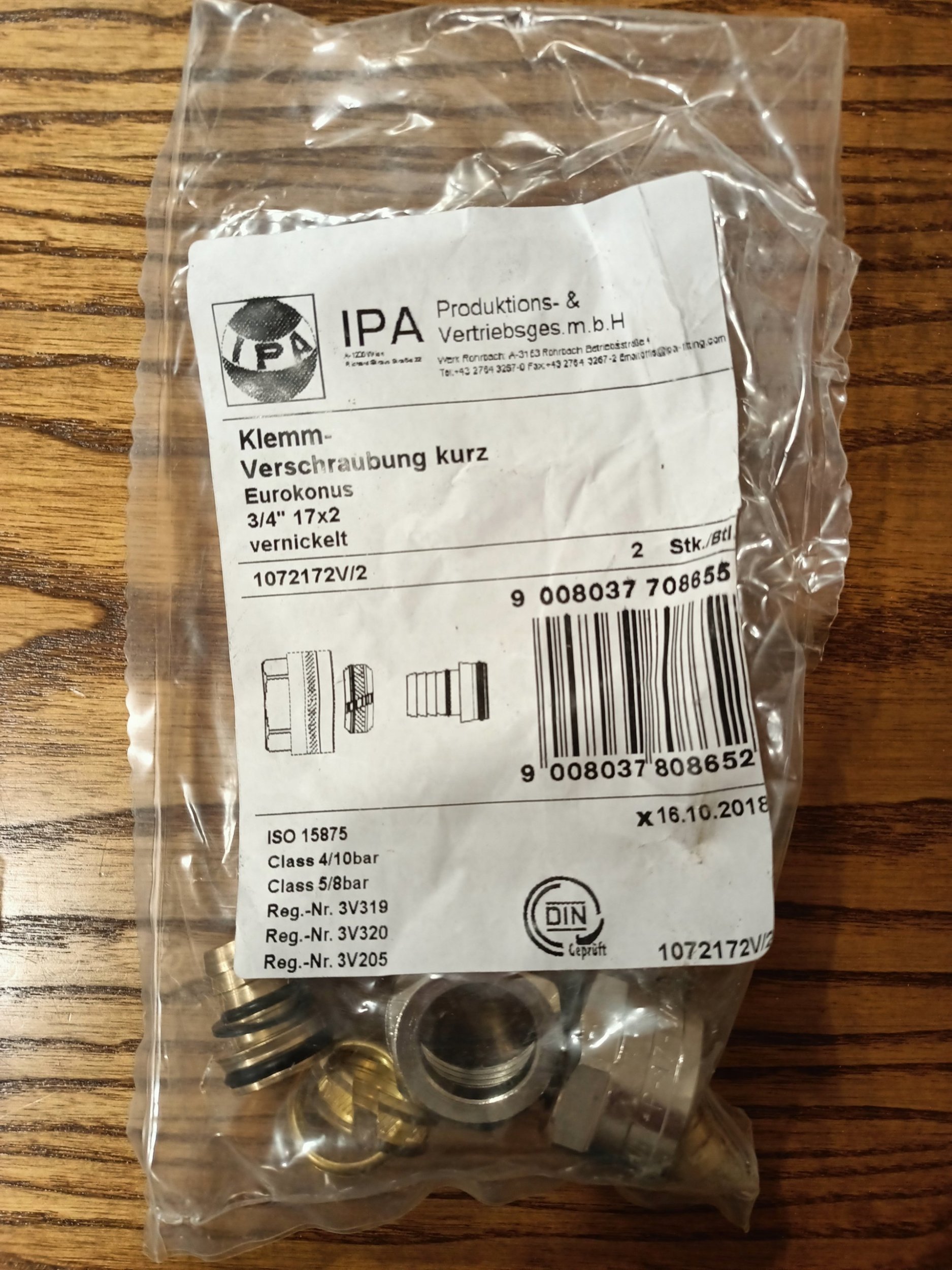 Roth rubunek przyłšczeniowy rozdzielacza 17x3/4 (1115007123 ) - 1135005190