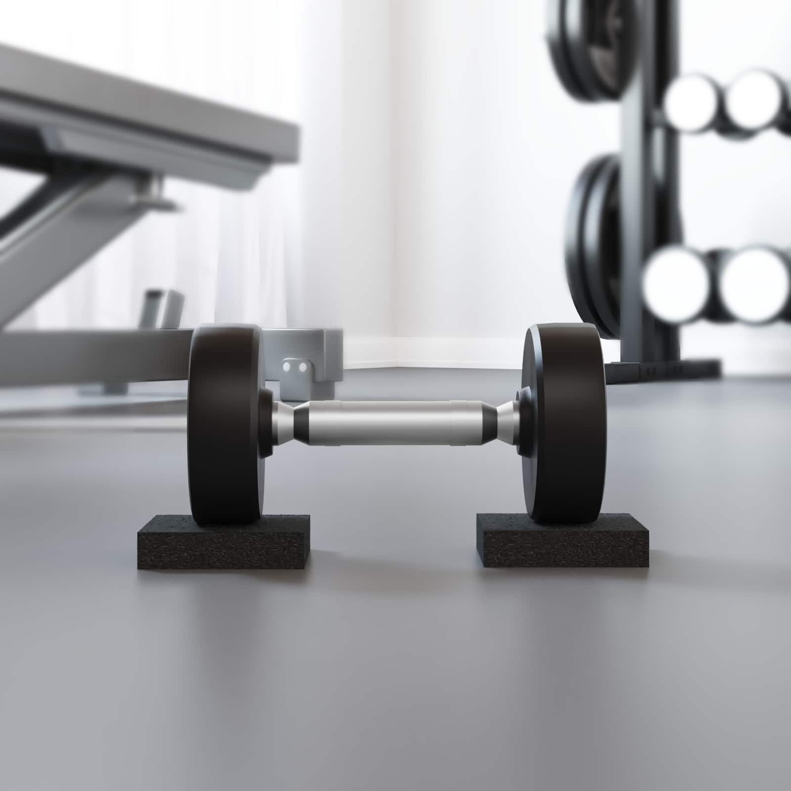 vidaXL Gumowa podkładka 25 pcs czarny 6 x 9 x 2 cm Guma