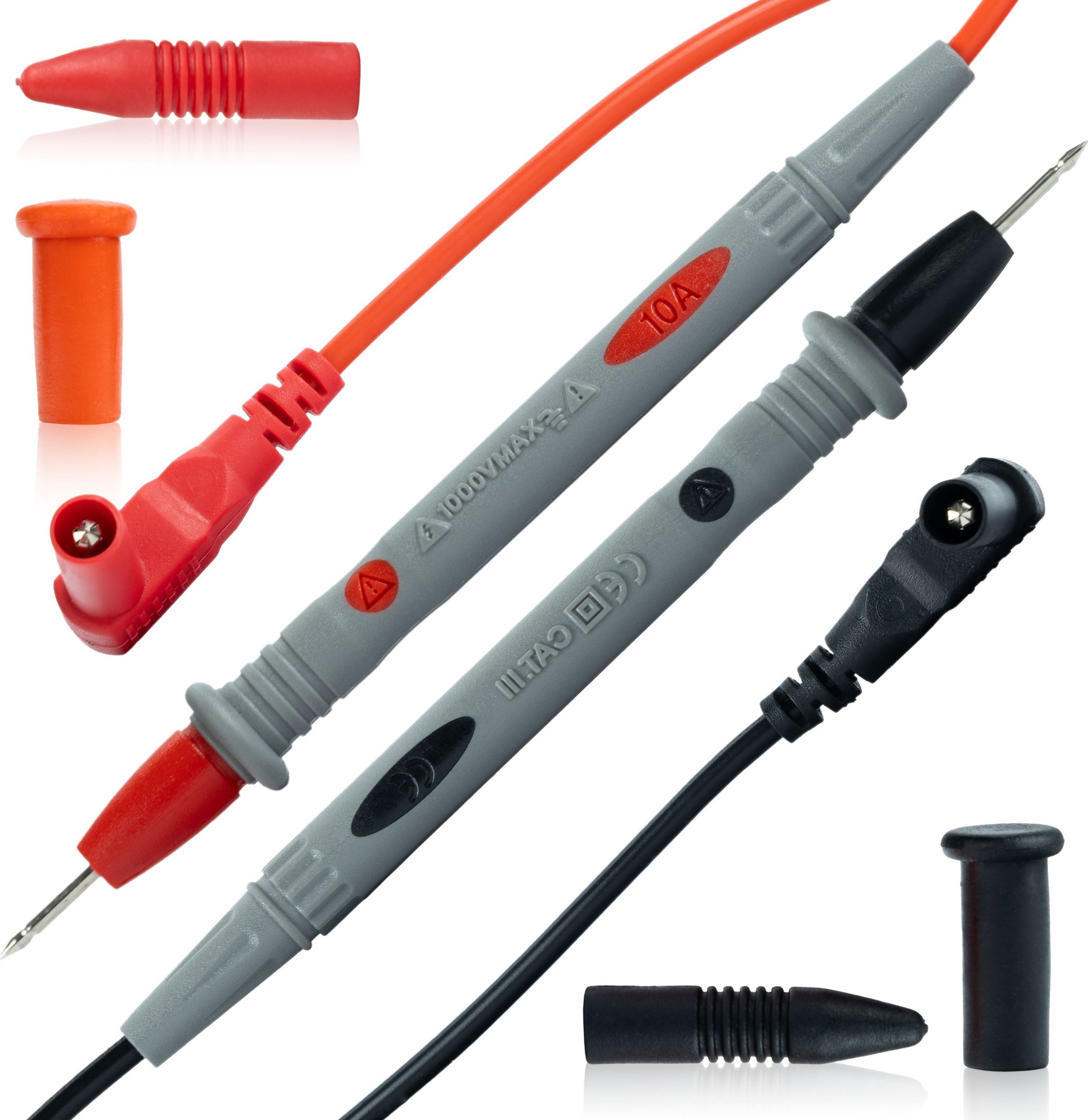 Rosfix PRZEWODY KABLE DO MUILTIMETRA MULTIMETR MIERNIK CYFROWY PRĄDU NAPIĘCIA