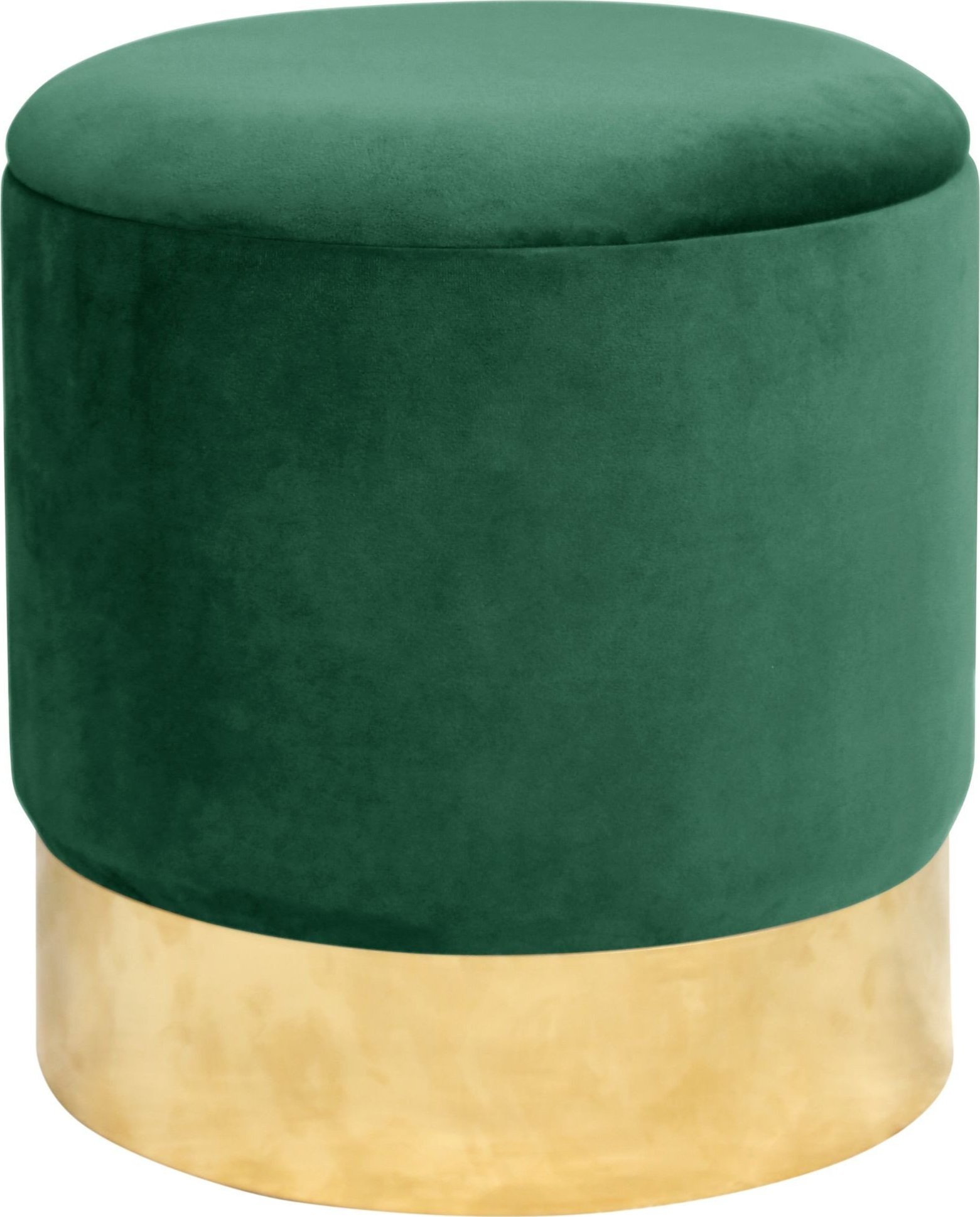 Fabryka Mebli Akord Pufa otwierana ze schowkiem welurowa GOLDEN Butelkowa Zieleń