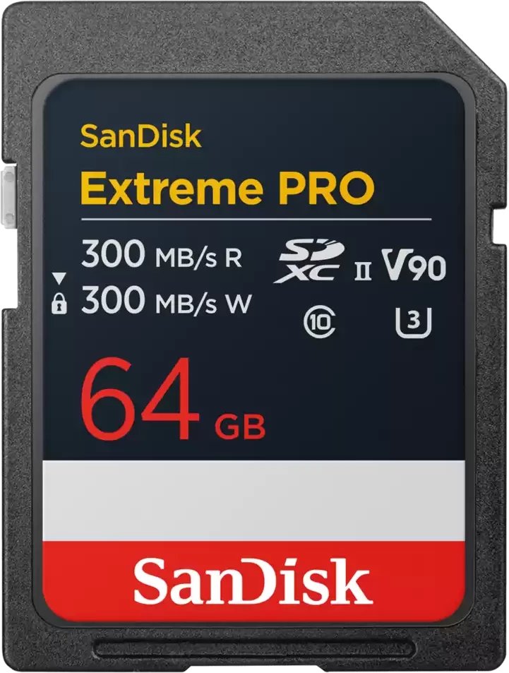 Karta SanDisk Extreme PRO SDXC 64 GB Class 10 UHS-II/U3 V90 (SDSDXDM-064G-GN4IN)