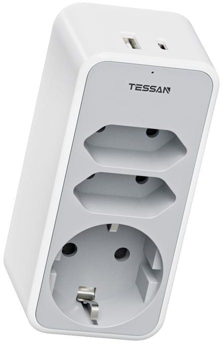 Gniazdko ścienne Tessan TS-330-C