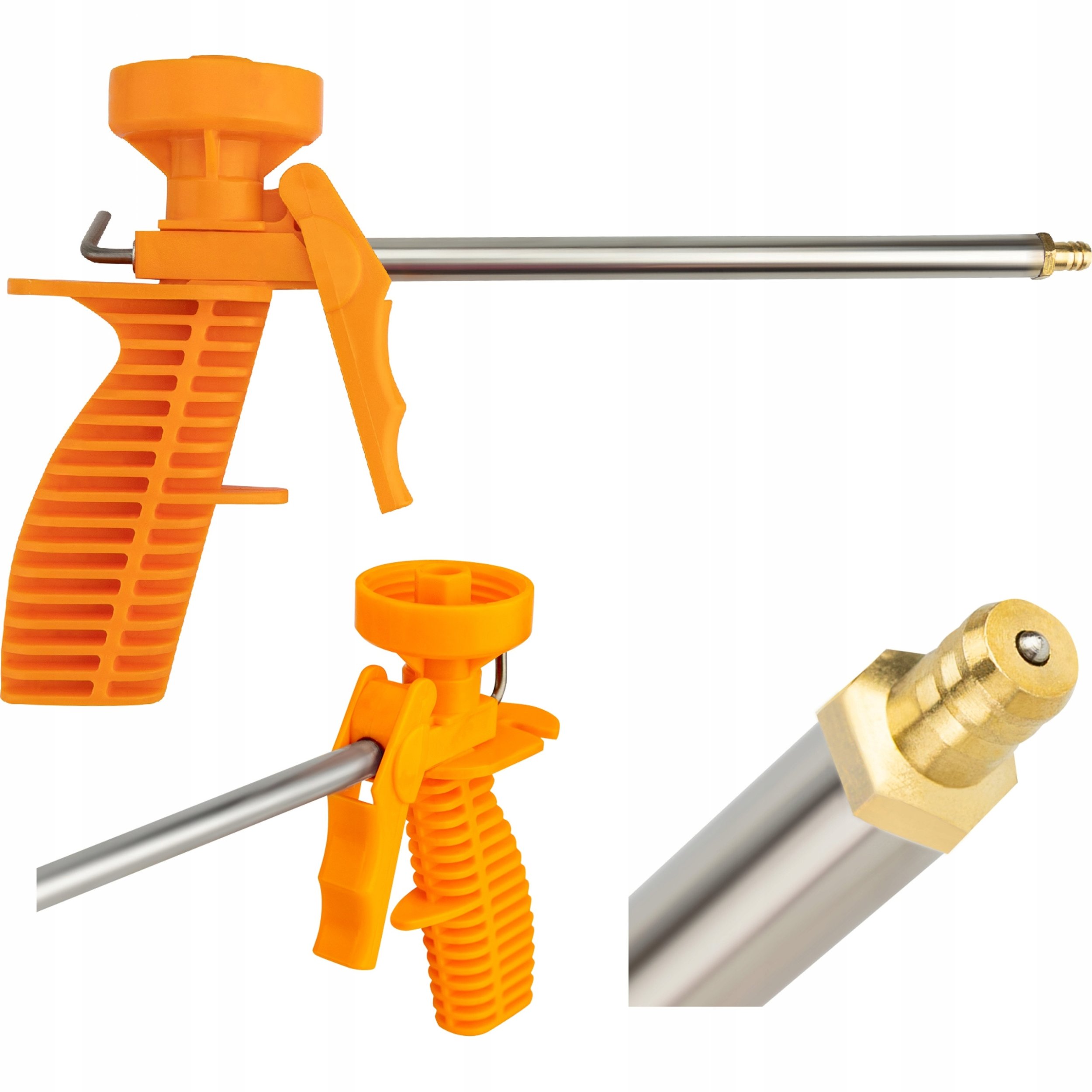 Pistolet do pianki montażowej z dyszą stalową