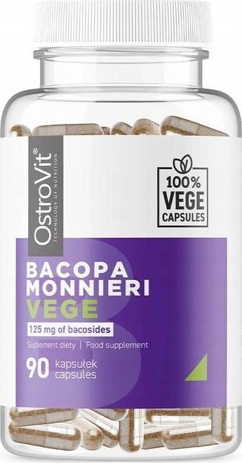 OstroVit OstroVit BAKOPA DROBNOLISTA Bacopa Monnieri VEGE 90 pamięć one size