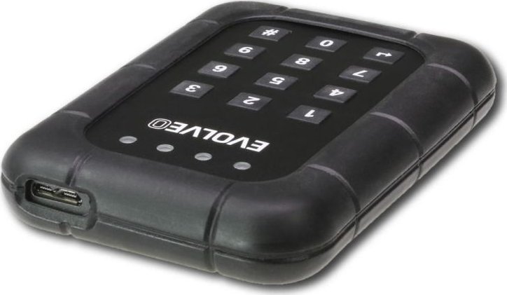 Pamięć do laptopa Evolveo EVOLVEO BS-KEY25 obudowa na dysk 2,5'' na szyfr