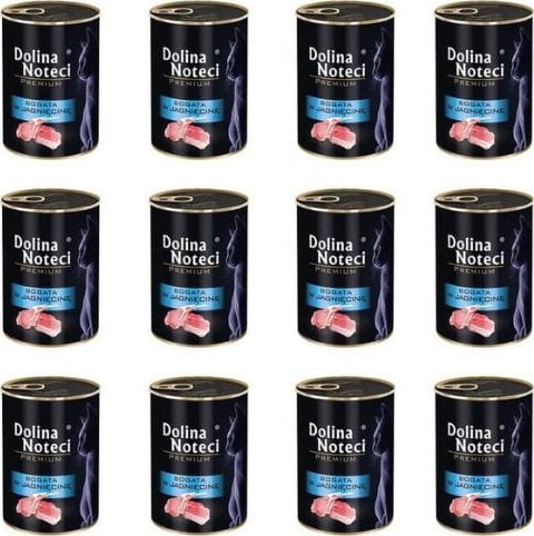 Dolina Noteci DOLINA NOTECI Karma mokra dla kota Bogata w Jagnięcinę 12 x 400g ZESTAW