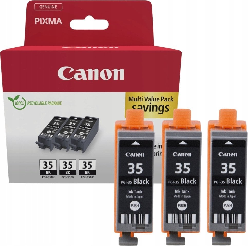 Tusz Canon Canon CARTRIDGEPGI-35 BK TRIPLE černá pro PIXMA iP100, iP110, TR150