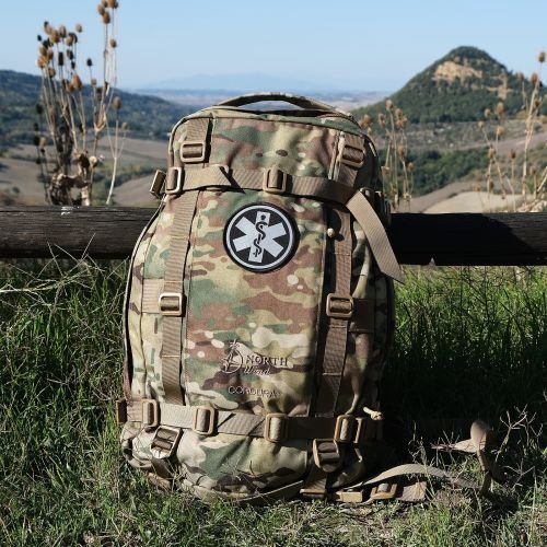 North Wind + medical Apteczka plecakowa z wyposażeniem AP20/3P CORDURA NorthWind - Multicam