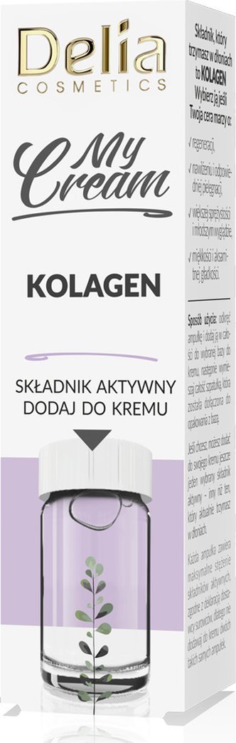Delia My Cream Składnik aktywny Kolagen 5ml
