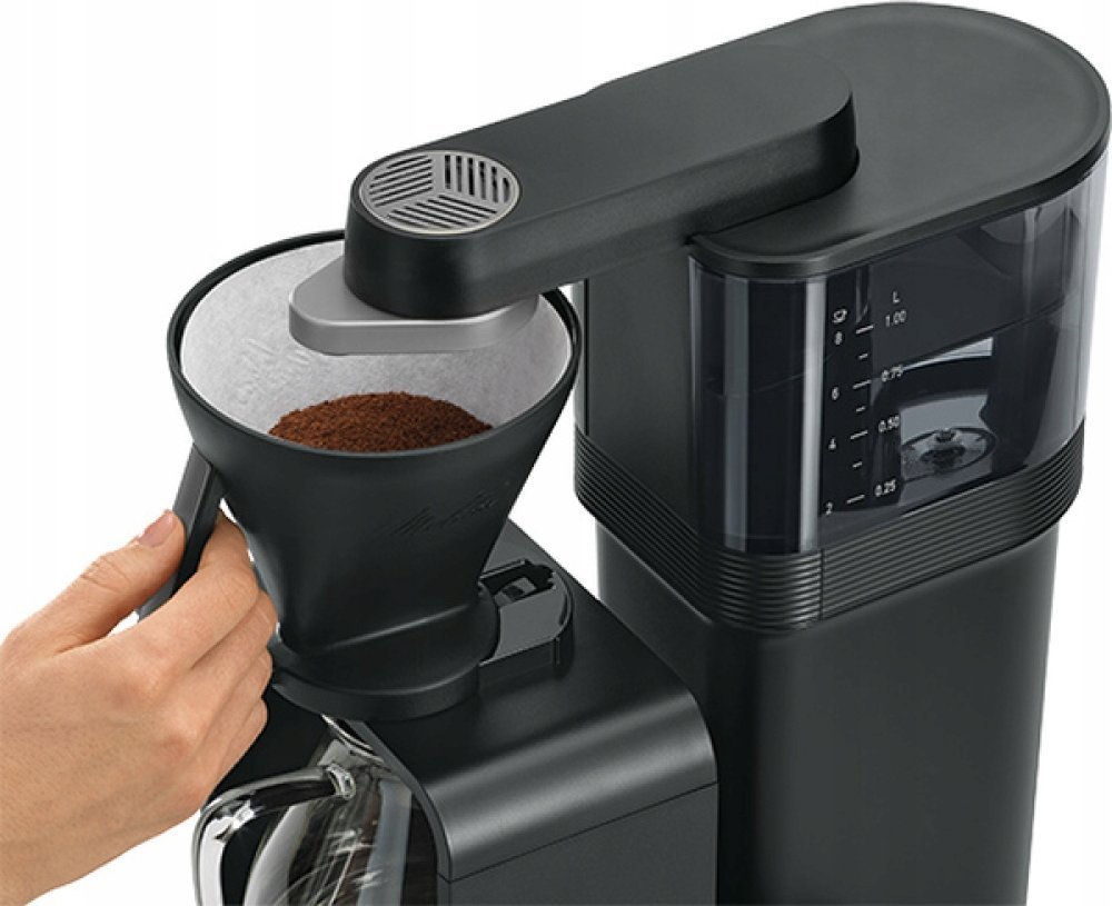 Ekspres przelewowy Melitta Epour Czarno-srebrny