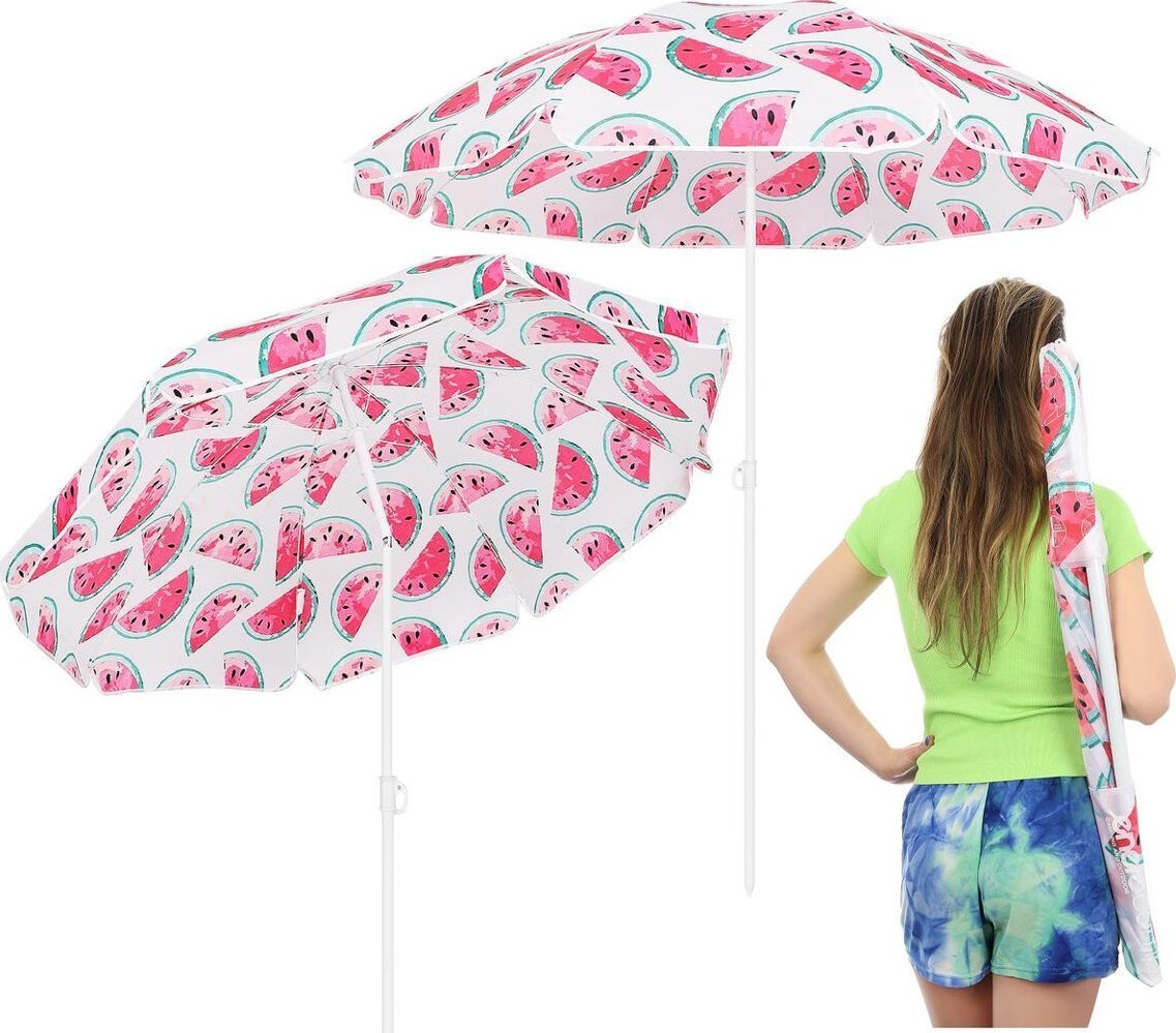 Enero Parasol plażowo balkonowy 160cm arbuz 1048789